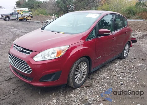 2013 Ford C-Max Hybrid Se from USA, damaged, VIN 1FADP5AU4DL533491